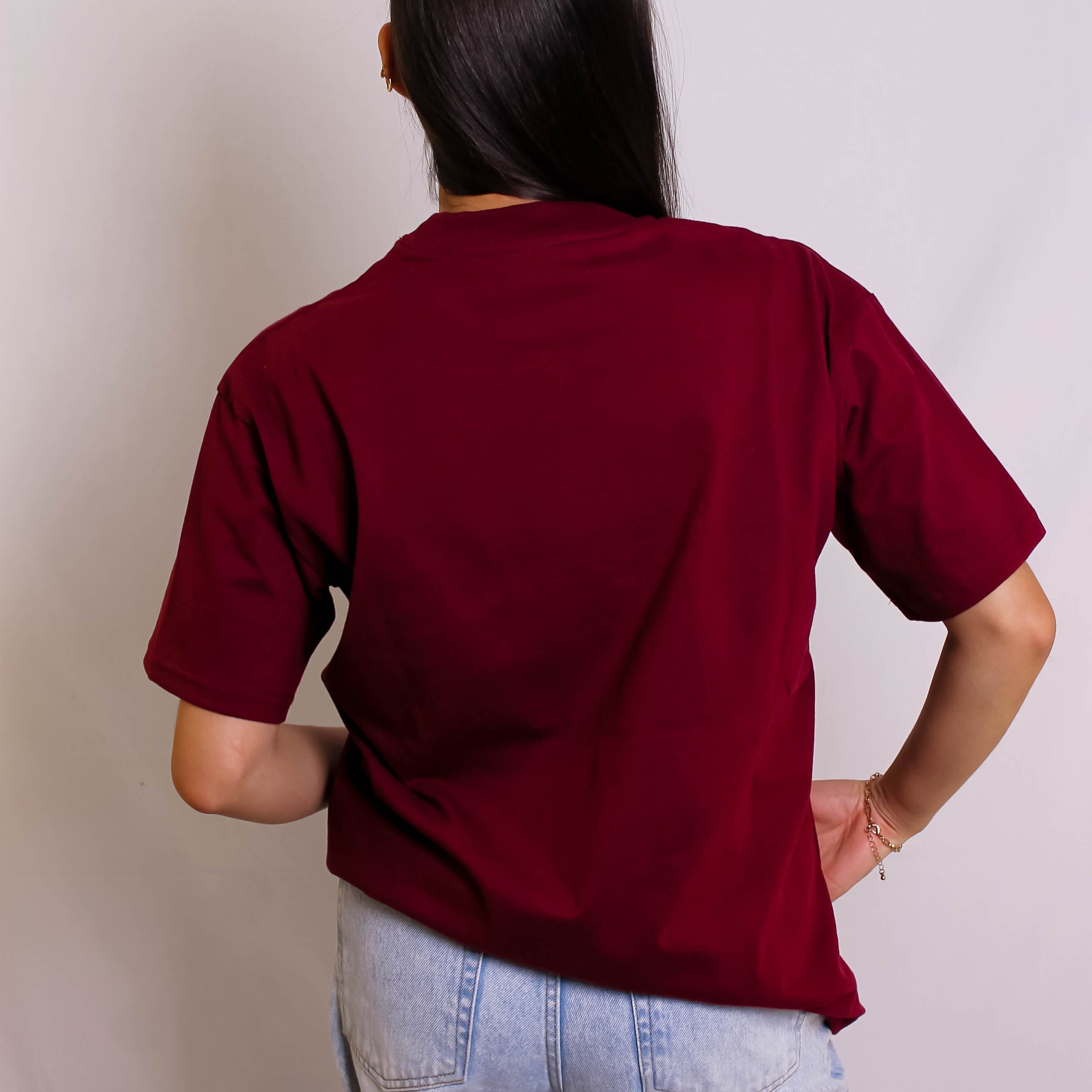 Playera Semioversize Tinto Unisex 240GSM | 100% Algodón Premium