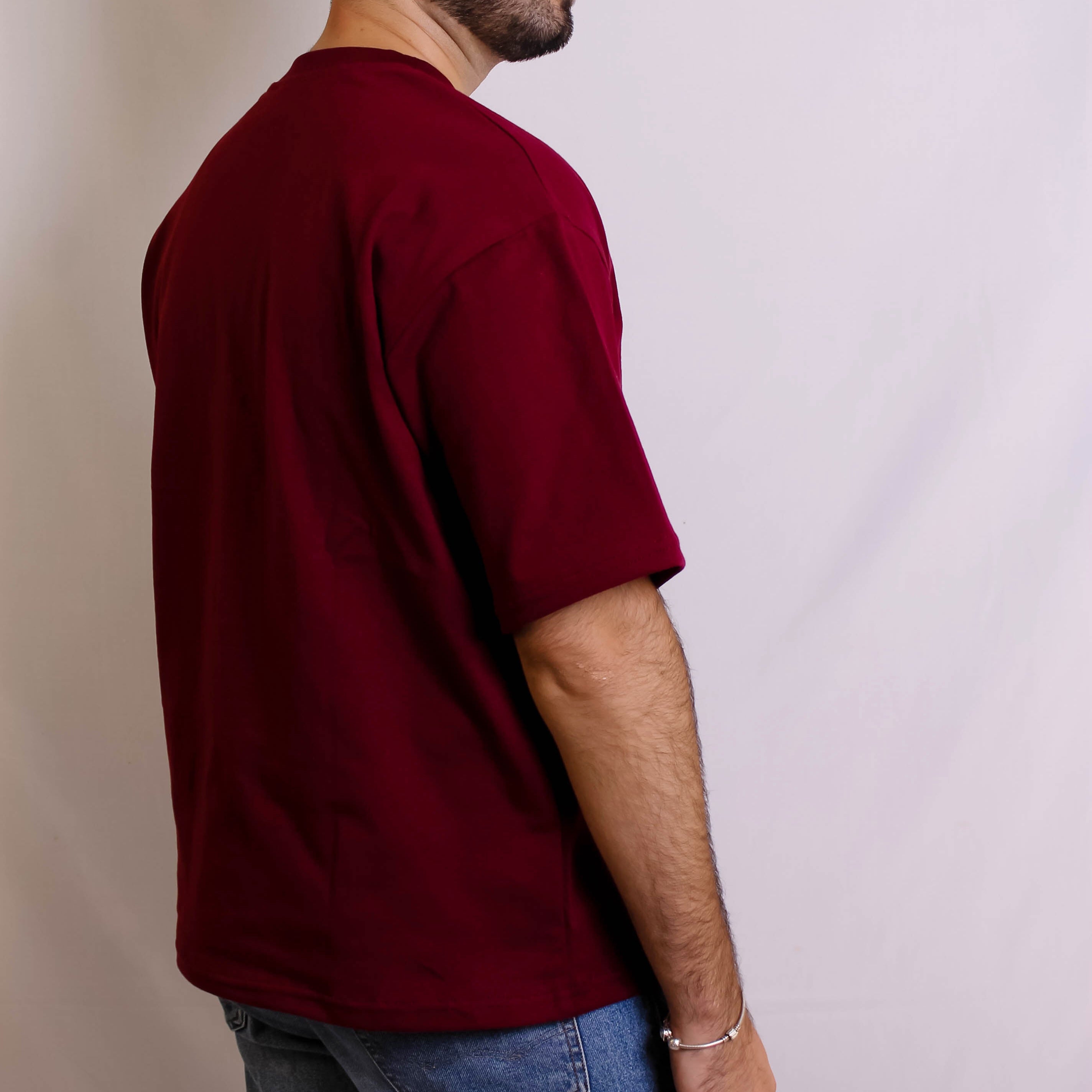 Playera Semioversize Tinto Unisex 240GSM | 100% Algodón Premium