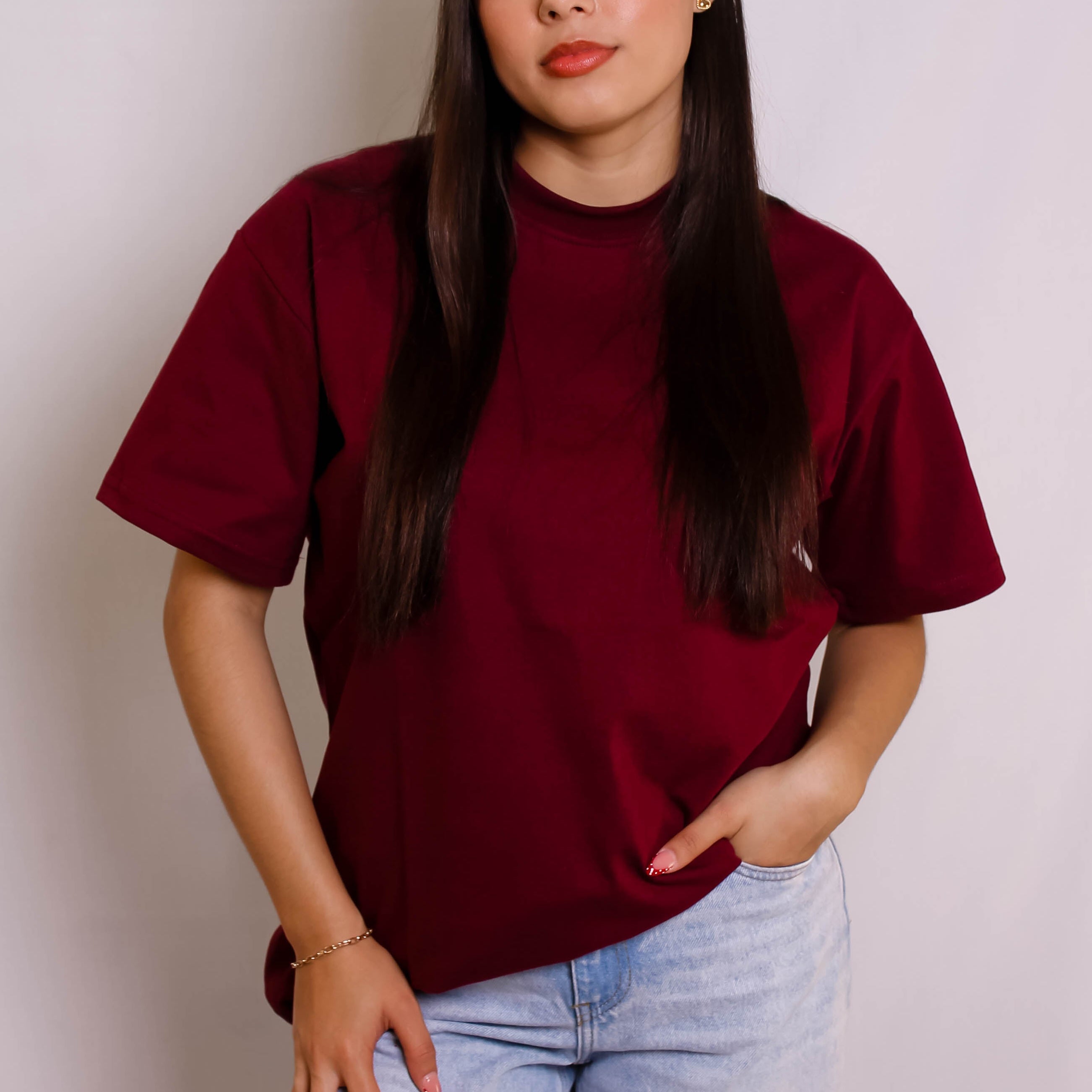Playera Semioversize Tinto Unisex 240GSM | 100% Algodón Premium