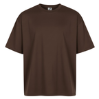 Playera Semioversize Chocolate Unisex 240GSM | 100% Algodón Premium
