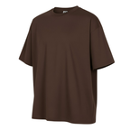 Playera Semioversize Chocolate Unisex 240GSM | 100% Algodón Premium