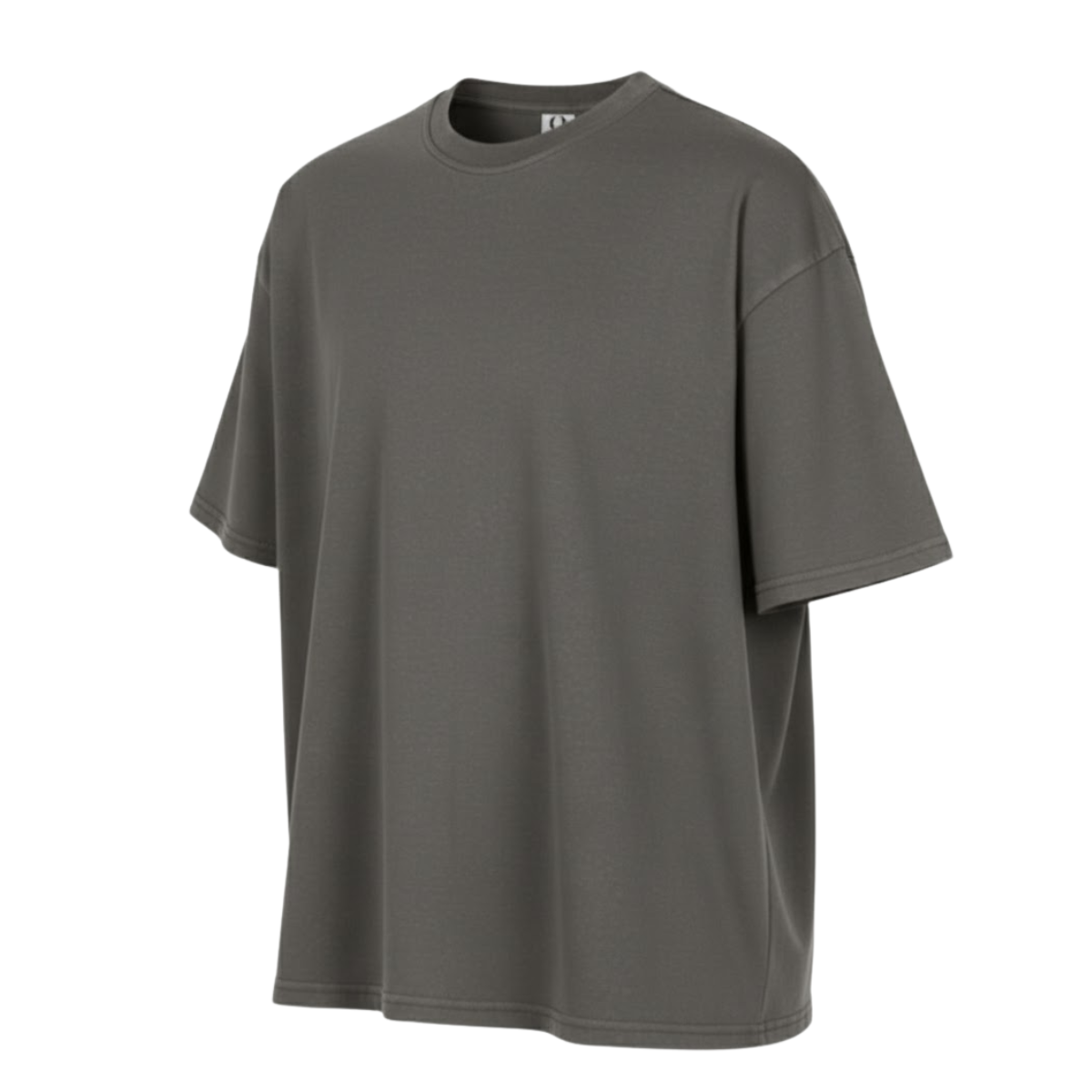 Playera Semioversize Gris Oxford Unisex 240GSM | 100% Algodón Premium