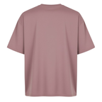 Playera Semioversize Rosa Viejo Unisex 240GSM | 100% Algodón Premium